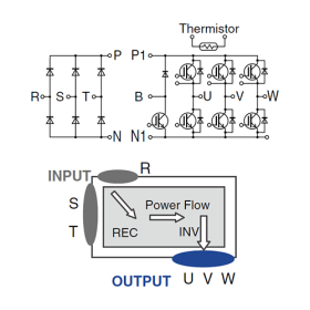 IGBT модуль Fuji Electric  7MBR50XYA120-50