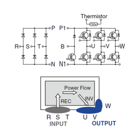 IGBT модуль Fuji Electric  7MBR150VX120-50