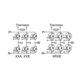 IGBT модуль Fuji Electric  6MBI250XRXE120-50