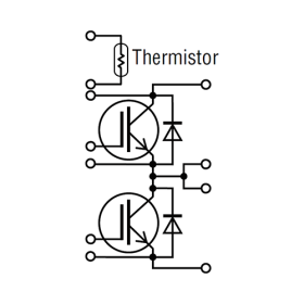 IGBT модуль Fuji Electric  2MBI225VN-120-80