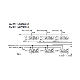 IGBT модуль Fuji Electric  6MBP50VBA060-50